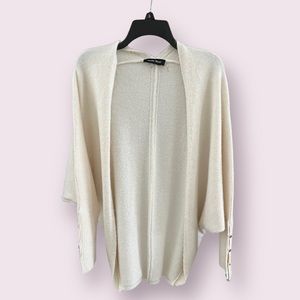 Ivanka Trump‎ Off-White Open Cardigan size small